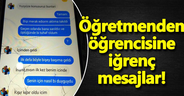 Öğretmenden öğrencisine cinsel istismar