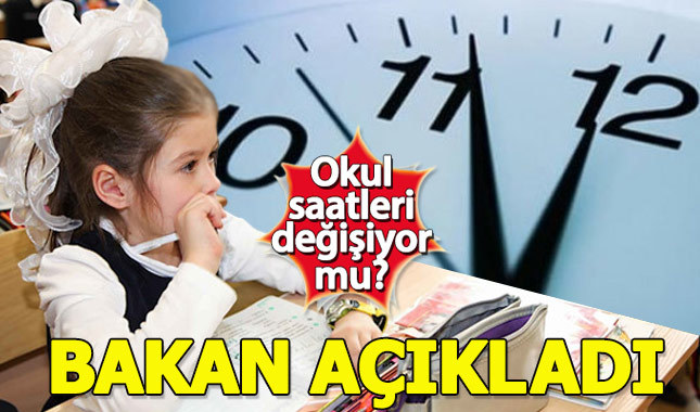 Okul saatleri değişecek mi | İllere göre okula başlama saati