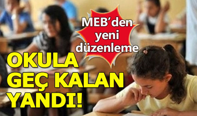 Okula 5 defa geç kalmak yarım gün devamsızlık sayılacak - MEB son dakika TEOG