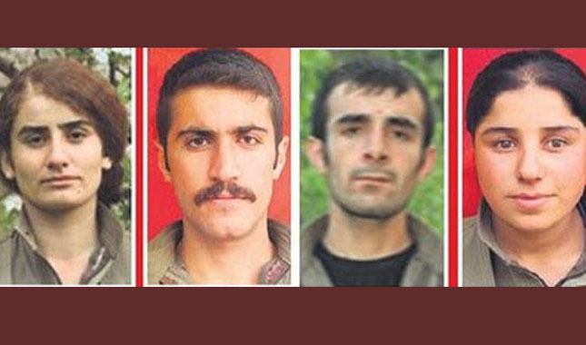 Öldürülen 5 Teröristin kimlikleri ortaya çıktı!