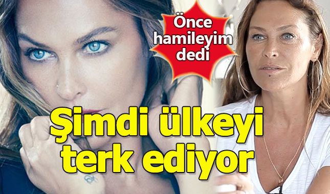 Önce hamileyim dedi, şimdi ülkeyi terk ediyor