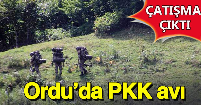 Ordu'da PKK'lılarla çatışma çıktı