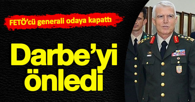 Orgeneral Recep, Ege Bölgesindeki tüm askeri birlikleri sevk ve idare ederek darbeyi engelledi.