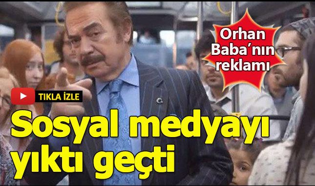 Orhan Gencebay'ın deodorant reklamı olay yarattı
