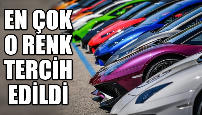 Otomobillerde en çok beyaz renk seçiliyor