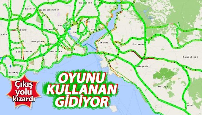 Oyunu kullanan tatil için yollara düştü