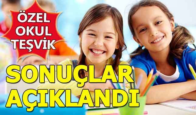 Özel okul teşvik sonuçları açıklandı - Özel Okul Teşvik Desteği sorgulama sayfası