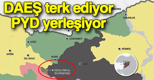 PKK DEAŞ'in terk ettiği yerlere yerleşiyor