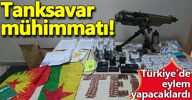 PKK, YPG'ye verilen mühimmatı Türkiye'de kullanacaktı