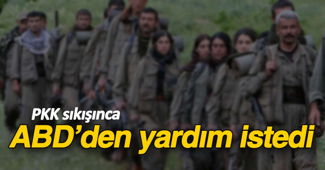PKK son çare ABD'den yardım istedi