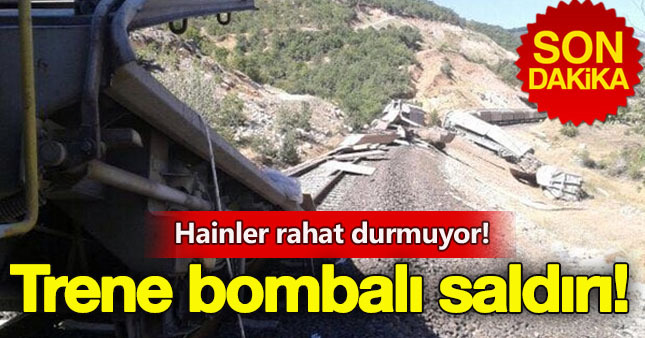 PKK, trene saldırdı