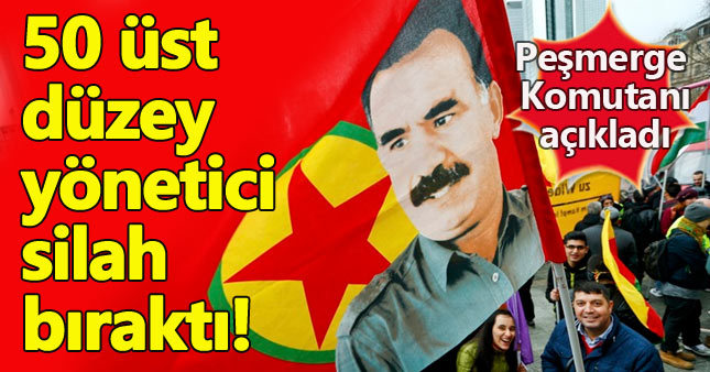 PKK'da sözde 50 üst düzey yönetici silah bıraktı