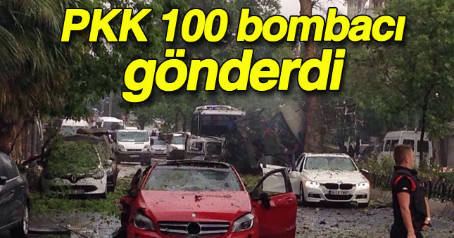 PKK'lı 100 bombacı hazırladı