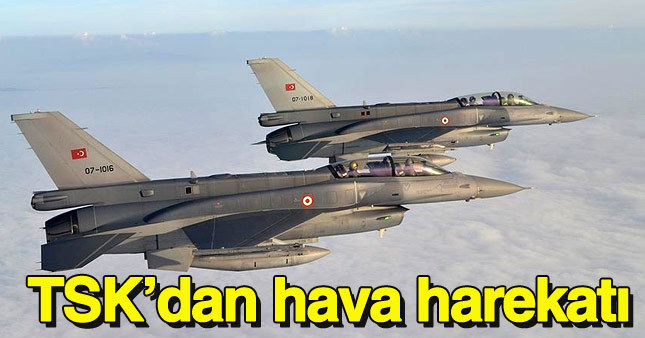 PKK'lı teröristlere hava operasyonu