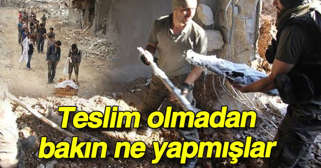 PKK'lılar teslim olmadan silahları gömmüş