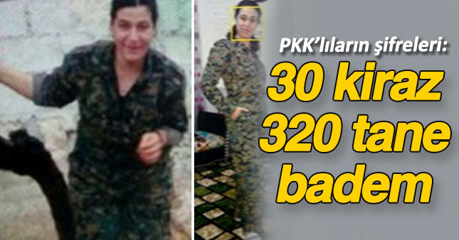 PKK'lıların ilginç şifreleri