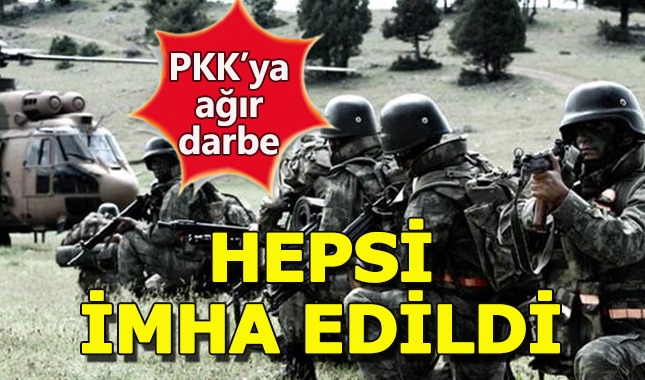 PKK'nın Akdağ grubu imha edildi