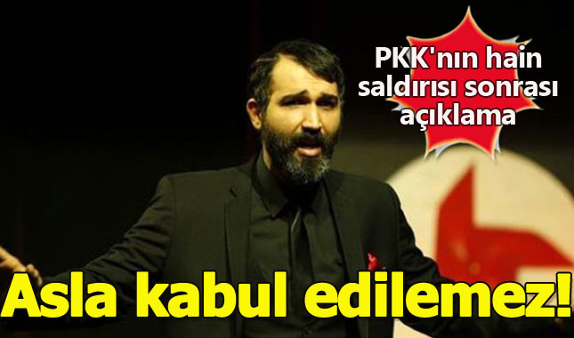 PKK'nın alçak saldırısı sonrası Barış Atay'ın tepkisi