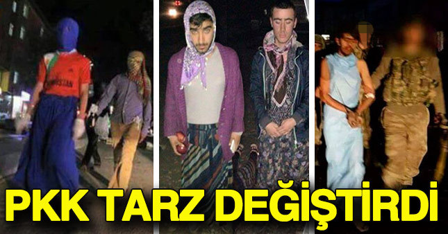 PKK'nın etekli teröristleri tarz değişikliğine gitti