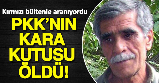 PKK'nın kara kutusu öldü!