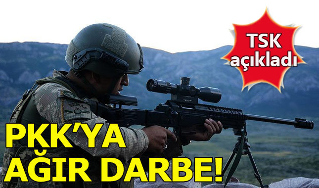 PKK'ya ağır darbe: 60 terörist öldürüldü