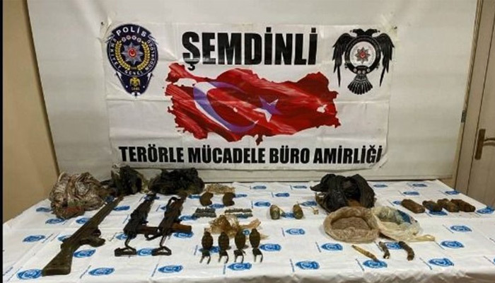 PKK'ya ait silah mühimmat ele geçirildi