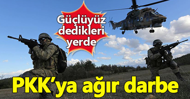 PKK'ya tunceli kırsalında büyük darbe