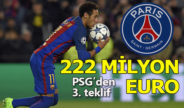 PSG, Neymar için kesenin ağzını açtı