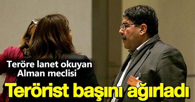 PYD elebaşı terörist Salih Müslim Alman meclisinde