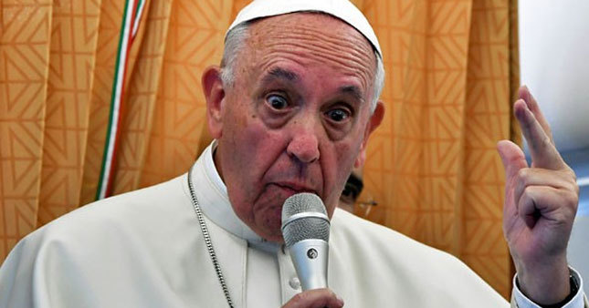 Papa'nın sözlerine Türkiye'den tepki