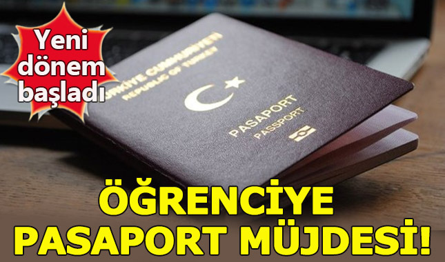 Pasaport için öğrencilere harç müjdesi