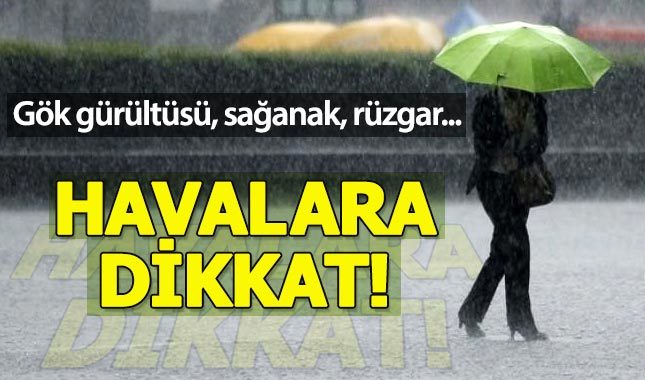 Pazar günü yağmur yağacak mı | 18 Kasım Pazar İstanbul Ankara İzmir hava durumu