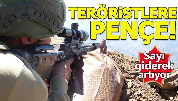 Pençe Harekatı'nda teröristlere ağır darbe!