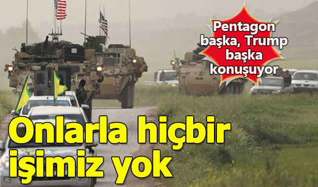 Pentagon'dan YPG açıklaması: "Onları desteklemiyoruz"