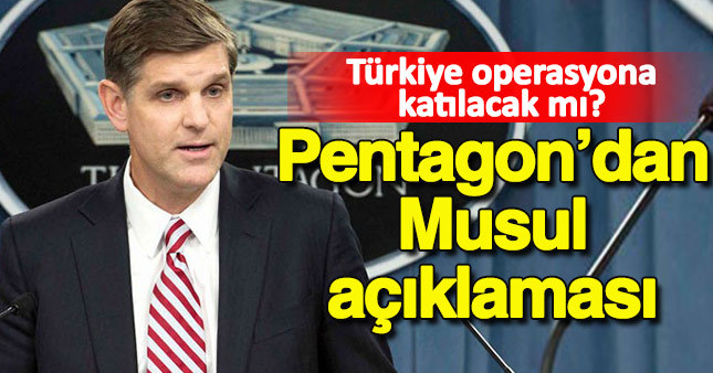 Pentagon'dan flaş Musul açıklaması