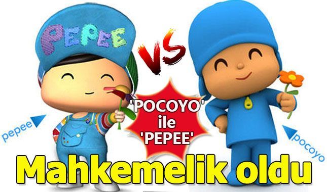 Pepee ile Pocoyo karakteri tekrar mahkemelik oldu