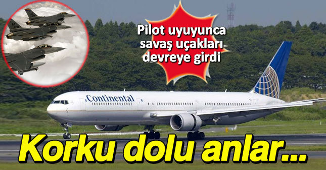 Pilot uyuyunca uçak Yunan hava sahasına girdi