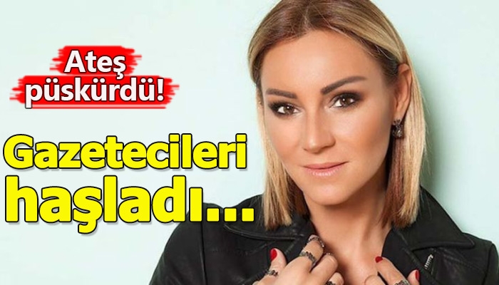 Pınar Altuğ'un gazetecilere sitem etmesi
