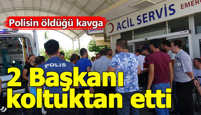 Polisin öldüğü şezlong kavgasında başkanlar koltuktan oldu