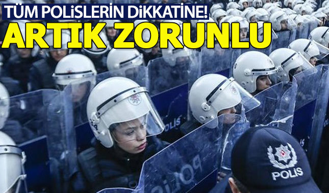 Polislerin siyah çorap giymesi zorunlu oldu