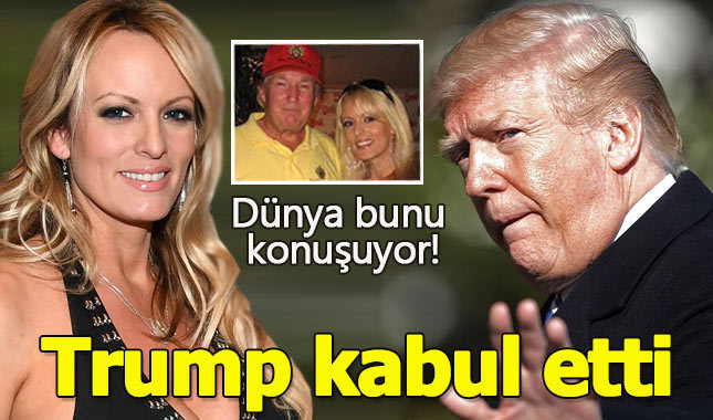 Donald Trump skandal ilişkiyi itiraf etti