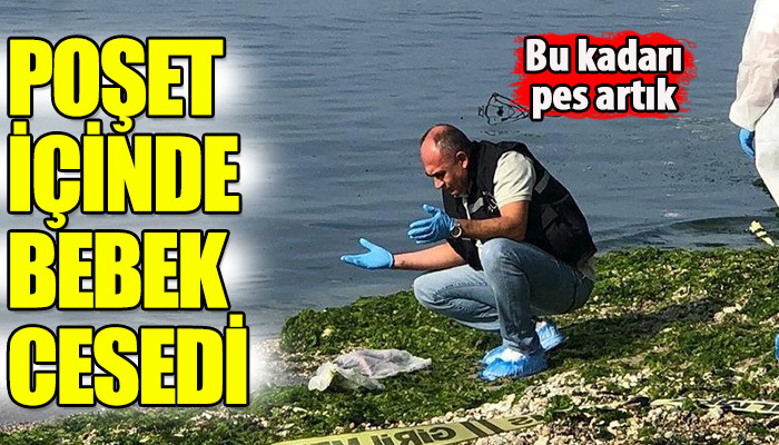 Poşet içinde bebek cesedi!