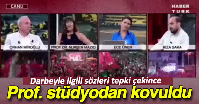 Prof. Dr. Nurşen Mazıcı canlı yayından kovuldu