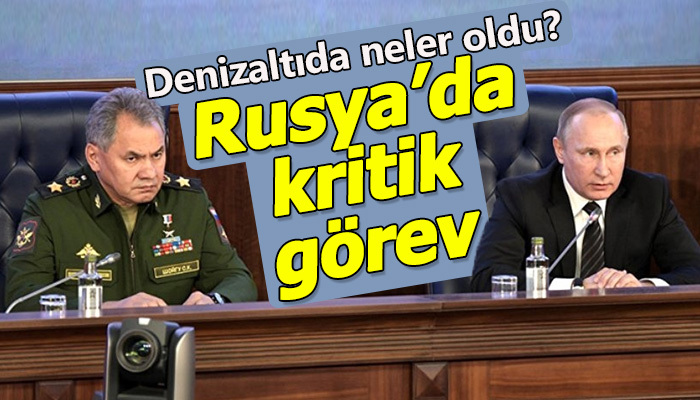 Putin'den kritik görev