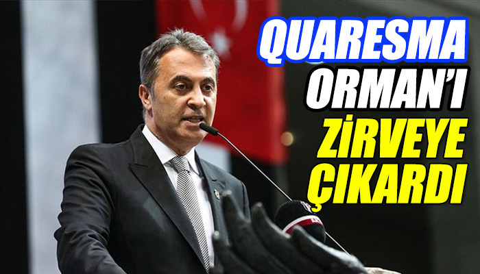 Quaresma, Orman'ı zirveye çıkardı