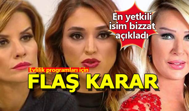 RTÜK: Artık evlilik programları...