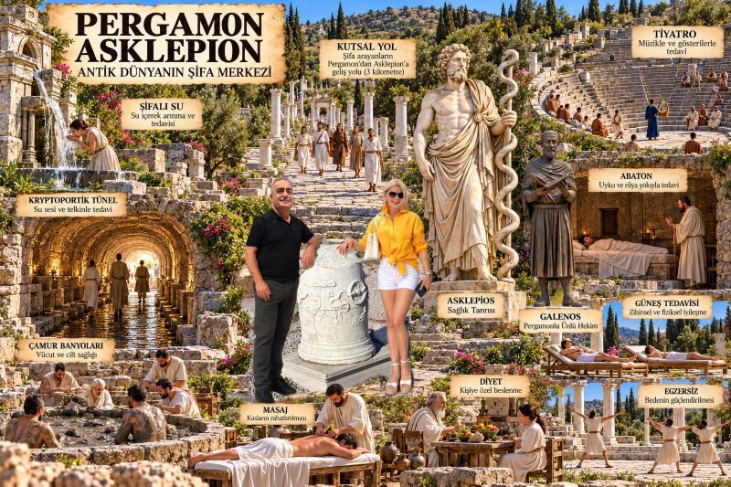 RUH SAĞLIĞININ 23 ASIRLIK REÇETESİ PERGAMON ASKLEPİONU'NDA