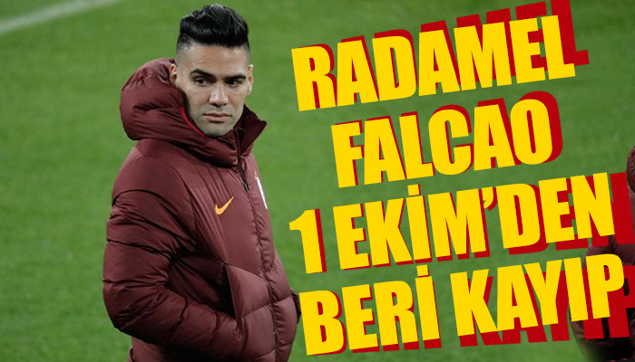 Radamel Falcao 1 Ekim'den beri oynamıyor!
