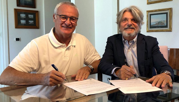 Ranieri Sampdoria'ya imzayı attı