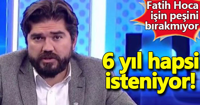 Rasim Ozan Kütahyalı'ya 6 yıl hapis istemi